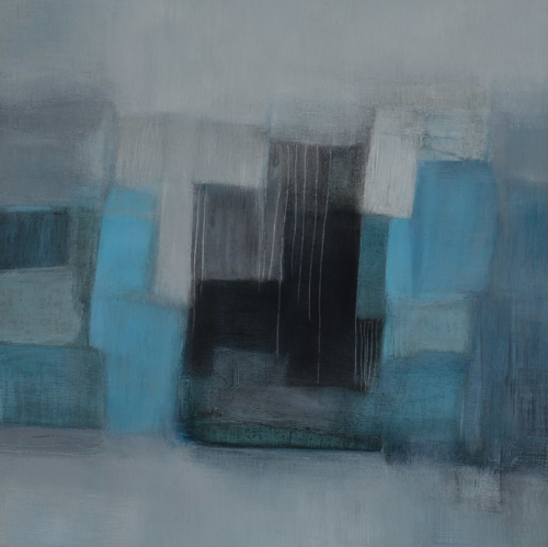 Skyline | oil, charcoal on wood | 60cm x 60cm Skyline | oil, charcoal on wood | 60cm x 60cm